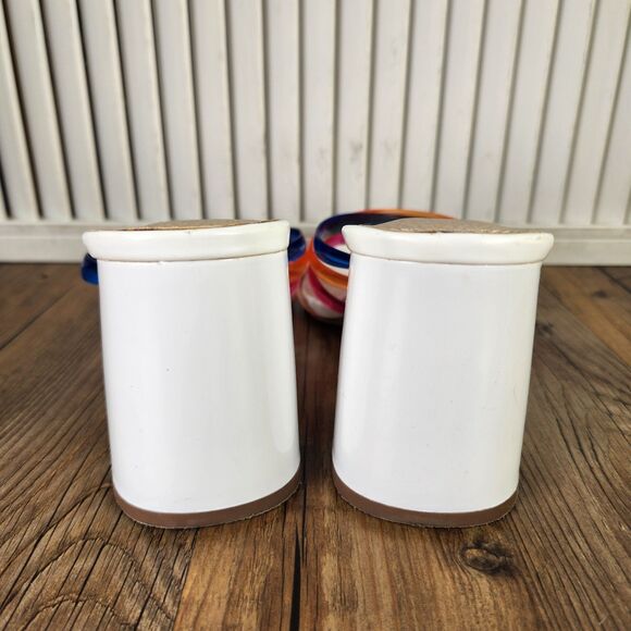 Asos Hanson Womens Sz 9 White Colorful Rainbow Jelly Clear Block Heeled Sandals - Picture 4 of 10